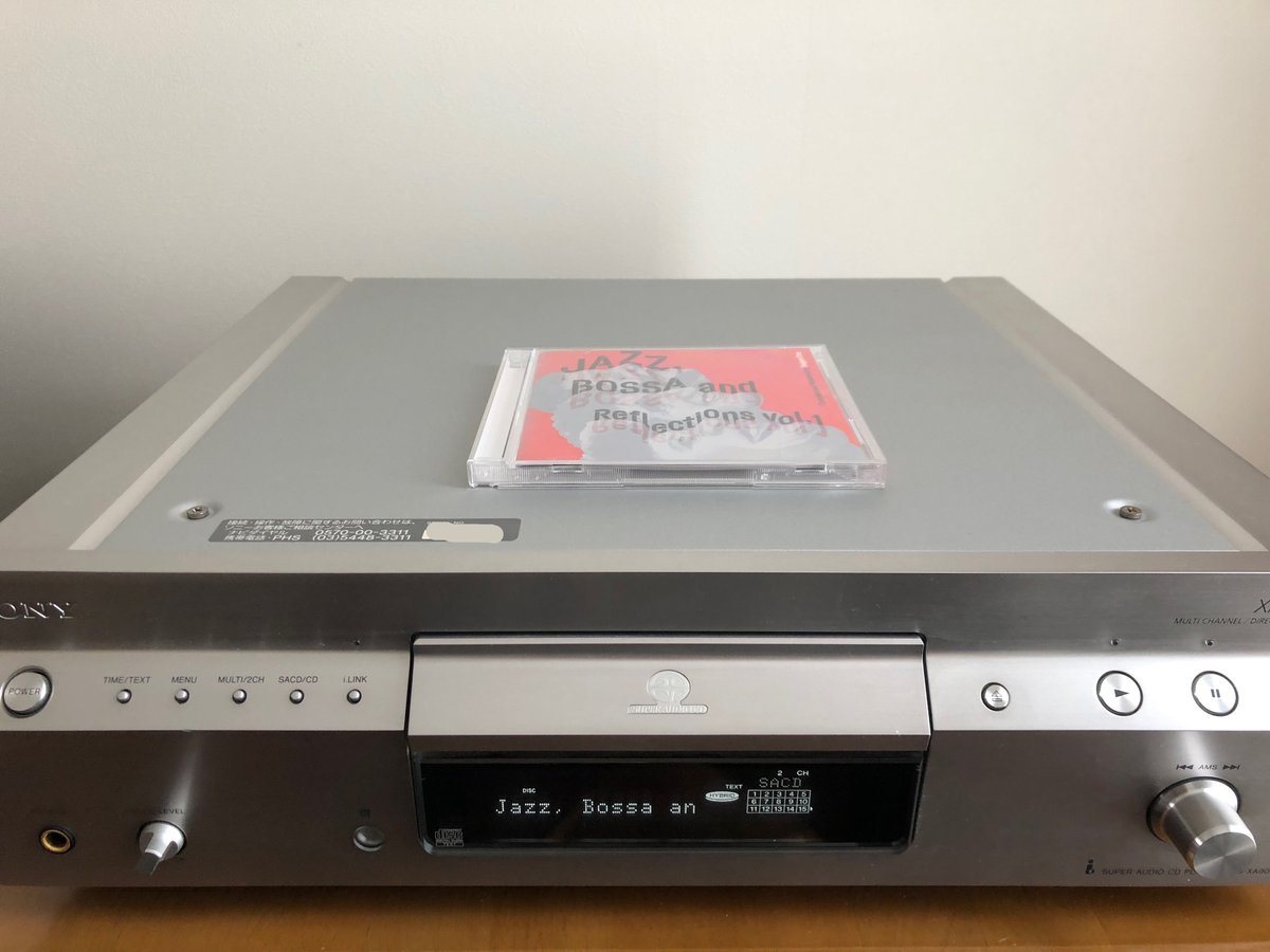 投稿が遅れましたが、ご縁ありSACDプレーヤー「SONY SCD-XA9000ES」を