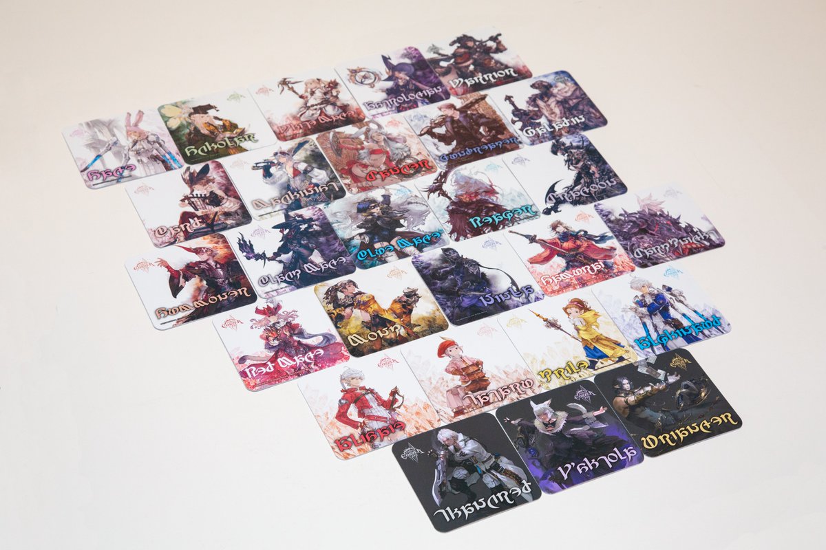 エオルゼアカフェノベルティ紹介】 エオルゼアカフェで配布している