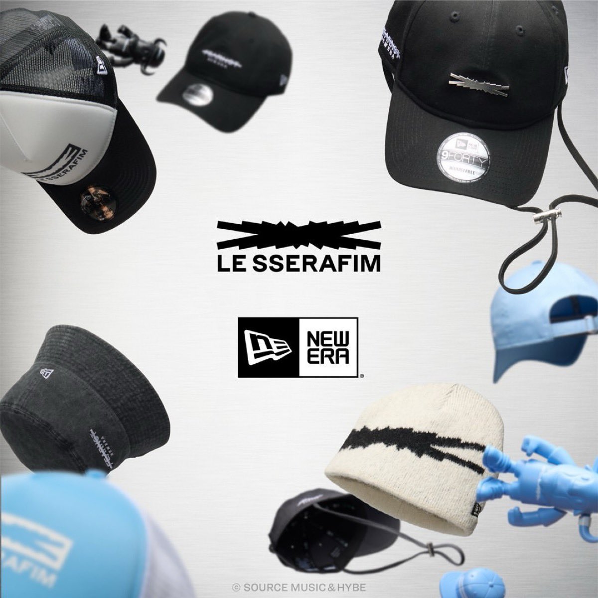 LE SSERAFIM × New Era コラボコレクションが国内6月29日（土）12:00