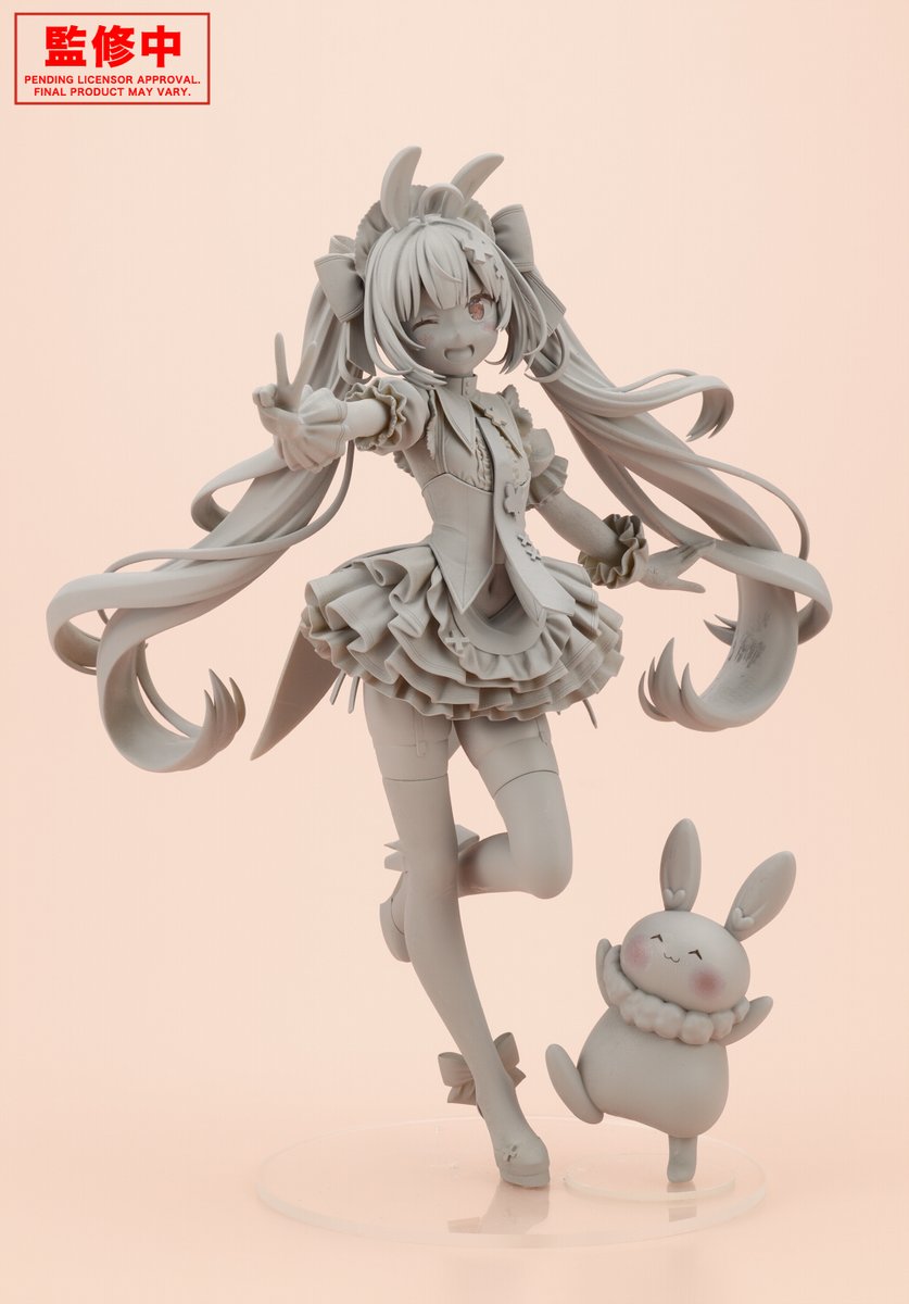 ついに原型公開だー！！！！！かわいいとまりのフィギュアでーす！！！🐰