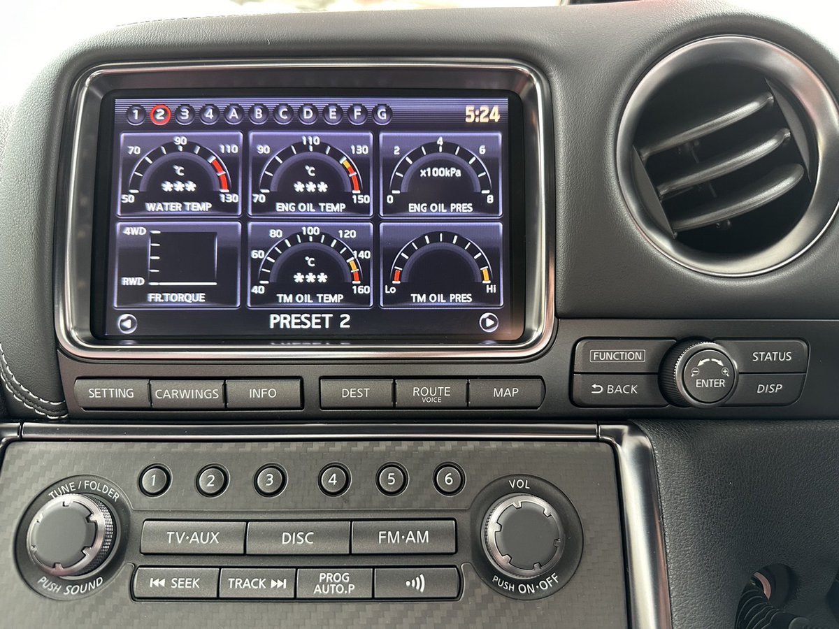 GT-R R35のMFD】 R35が誕生してから進化し続けてきた中、MFD(マルチ