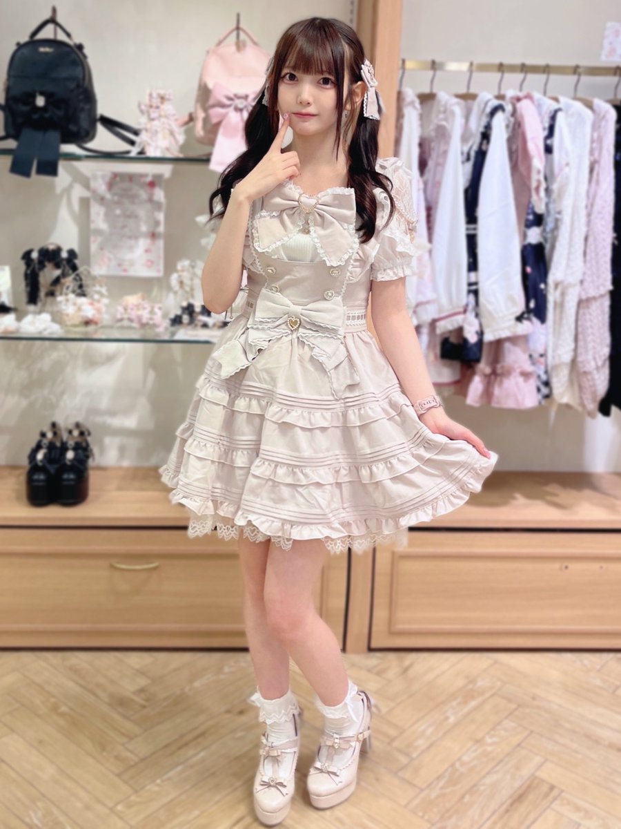 り*る様 LIZLISA フロントリボンジャンスカ セットアップ フロント