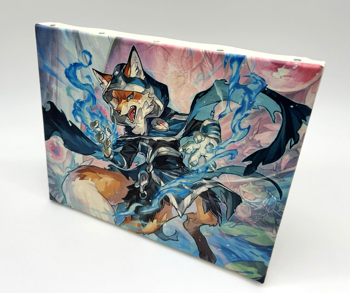 MTG マジック大戦祭 キャンバスアート 悪魔の教示者 未開封 MTG