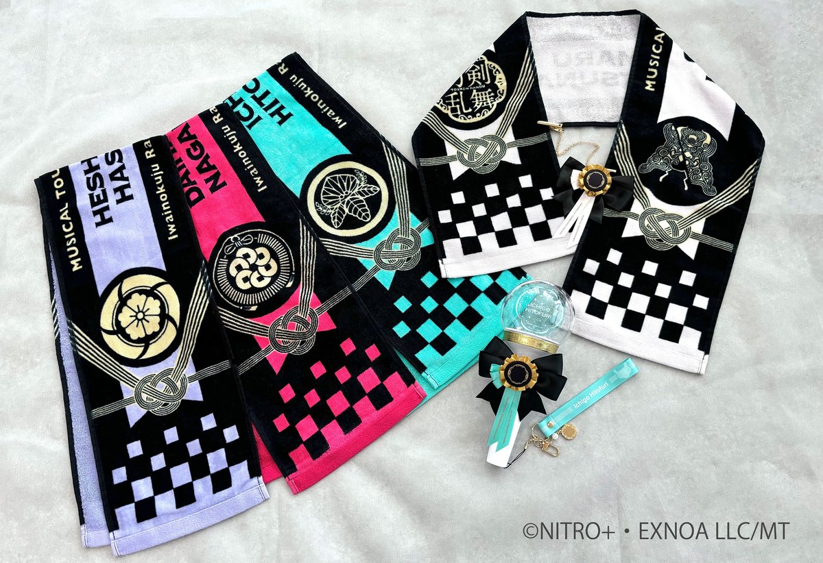 🟪🟨祝玖寿 乱舞音曲祭 グッズ紹介🟨🟪 「マフラータオル」と「リボン