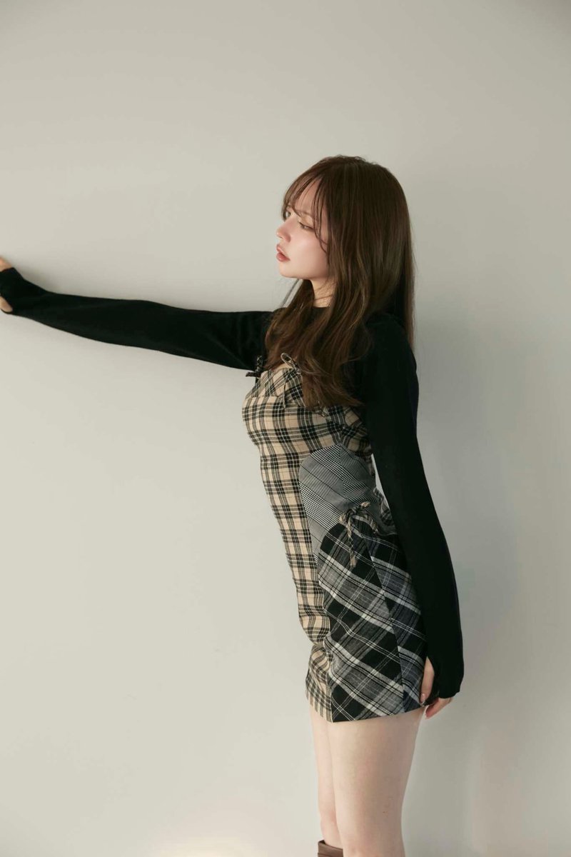 Khy check set color beige ¥17600-tax in 人気のandmaryらしい3種類の