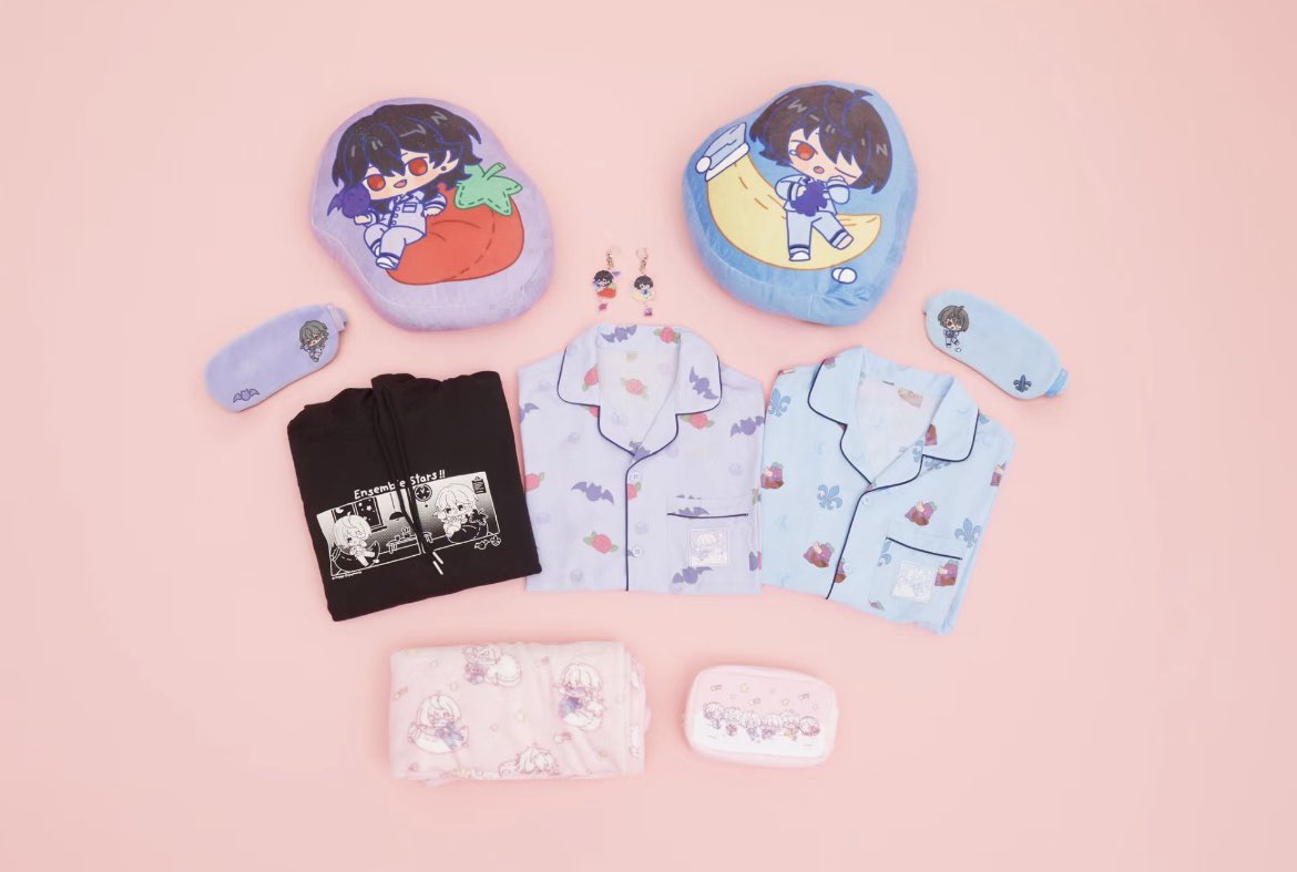 あんスタ x spao 海外 アイマスク/パジャマ/アクキー/クッション