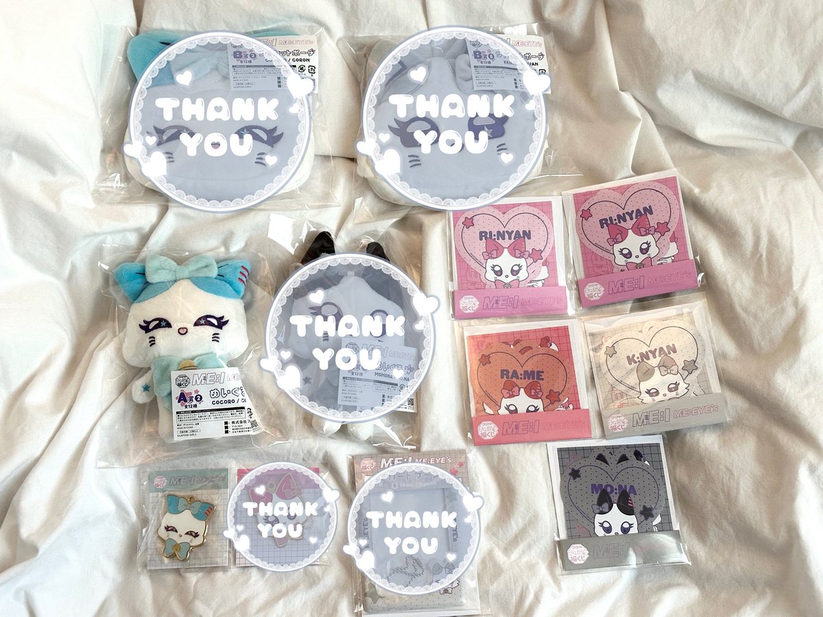 キャラ福くじ ME:I 『ME:EYE's』ミャイズ くじ 💫譲:画像のもの (心