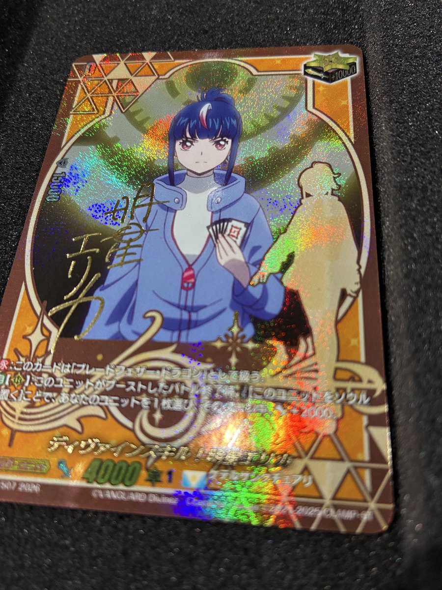 ディヴァインスキル！明星エリカ サイン1枚 明星エリカ - デラックス