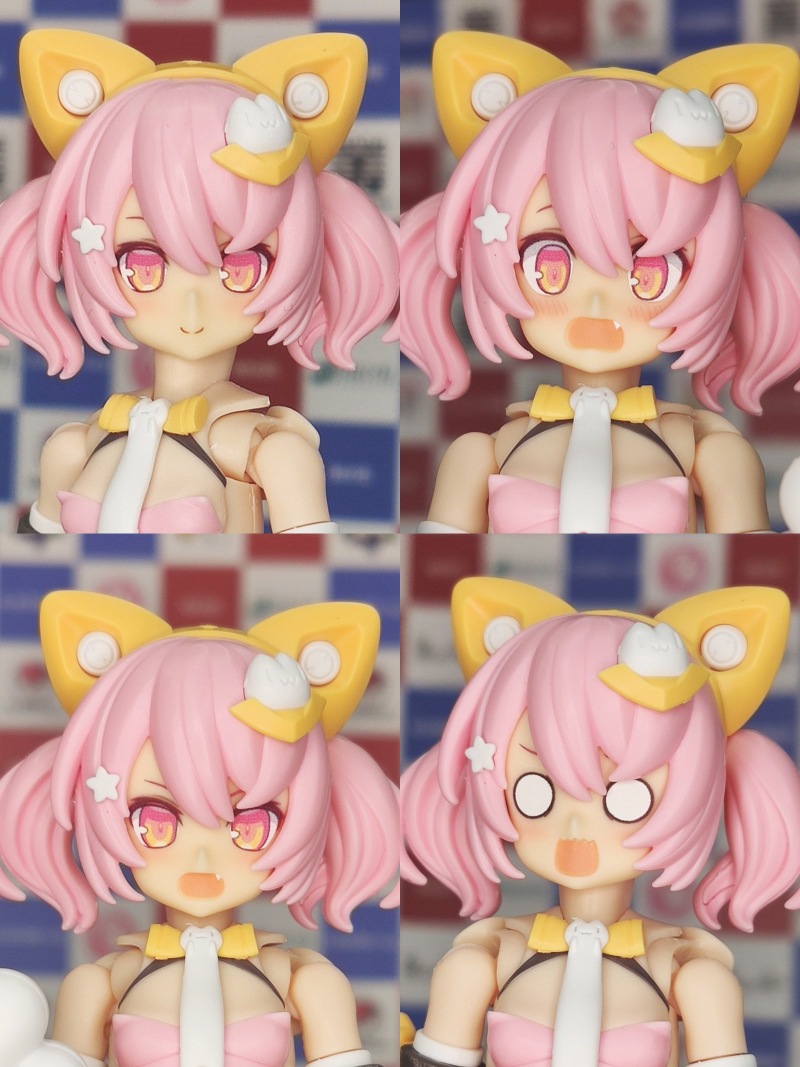 AKG26 新作その2、PUNI☆MOFUマオ用アレンジフェイスパーツ【アナザー