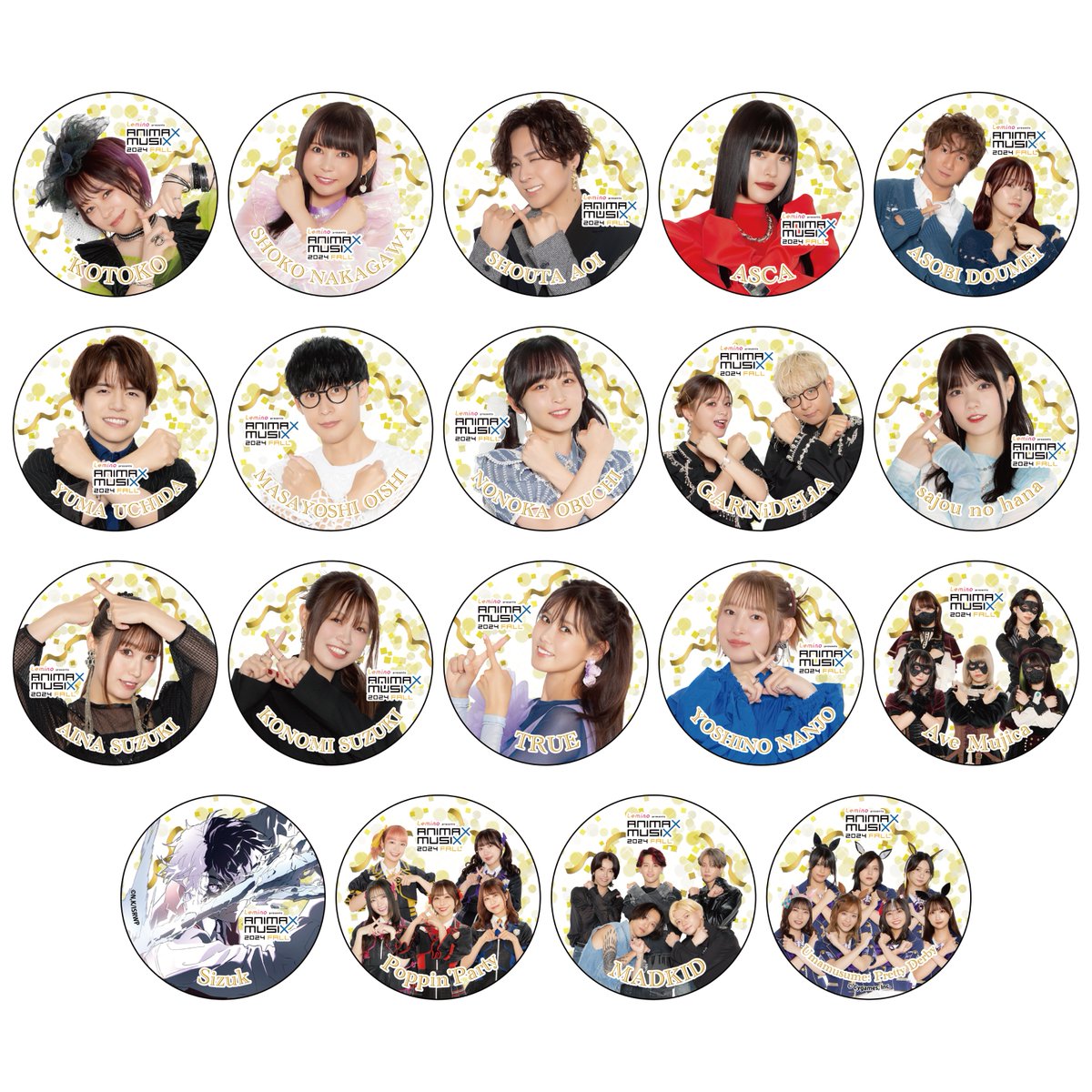 MyGO!!!!! 缶バッジ ANIMAX MUSIX アニサマ 缶バッジ（ランダム