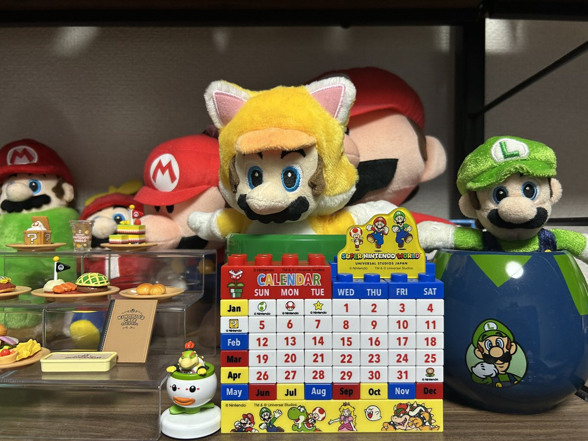 USJ 任天堂マリオ ブロックカレンダー ブロックカレンダー