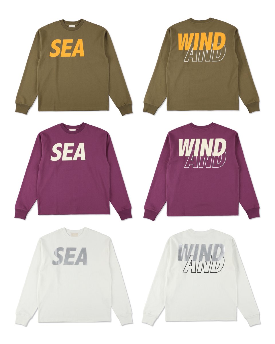 SIGNATURE SEA LONG SLEEVE TEE 2025.3.8(SAT) DROP WIND AND SEA