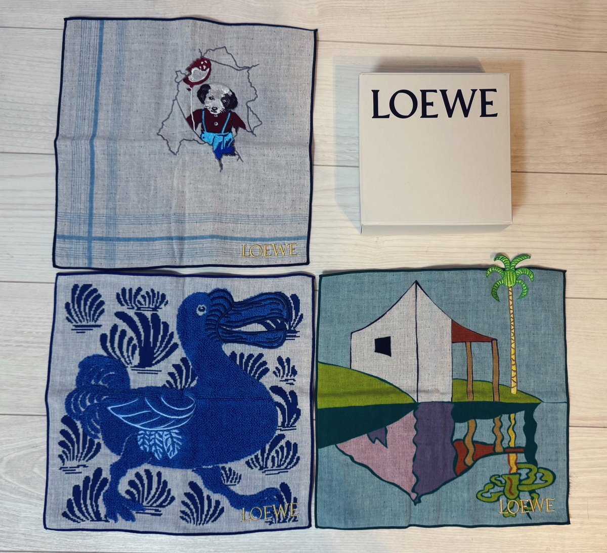 ロエベ クラフテッド・ワールド展 購入グッズ等 タオルセットは