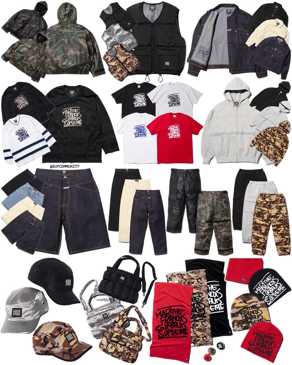 Supreme x Marithé François Girbaud 25SS Week6 が国内4月5日（土）に