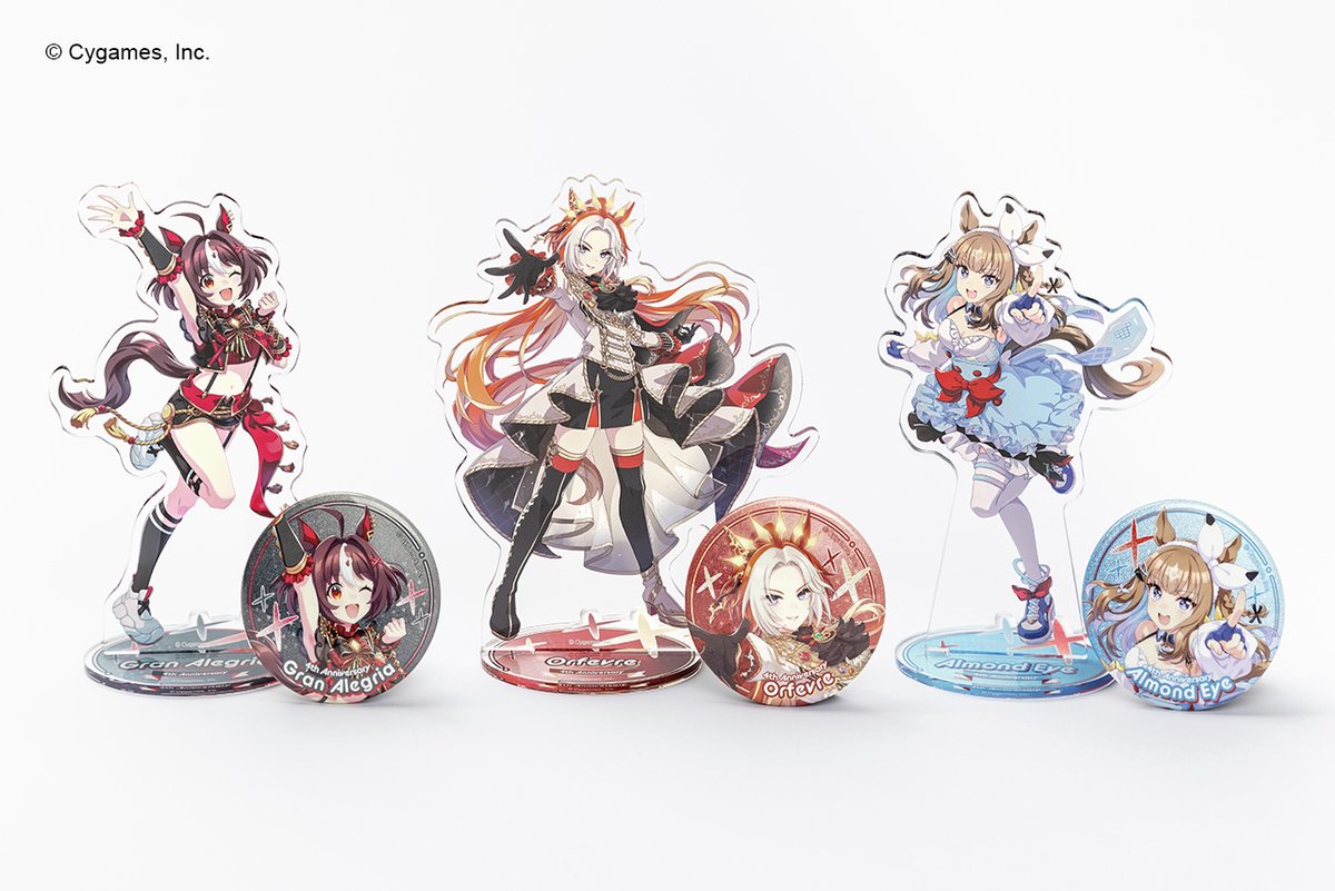 実物写真公開！／ 4th Anniversary記念イラストを使用したアクリル