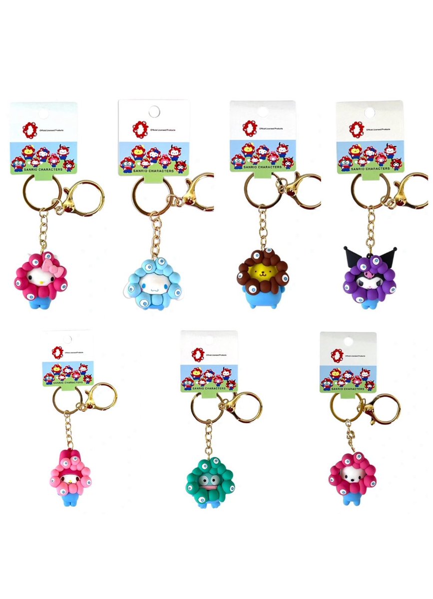 サンリオ ミャクミャクなりきり立体マスコットカラーキーホルダー