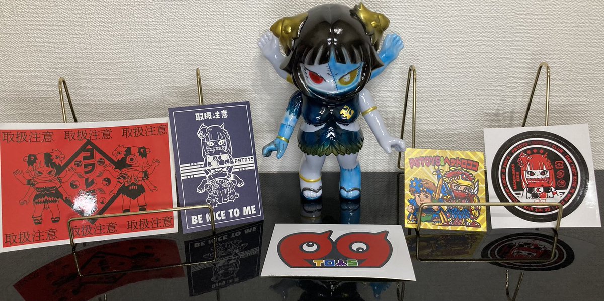 P9TOYS×SKULL CUBEコラボの ヨゲンちゃんお迎えしました💀 たくさんの