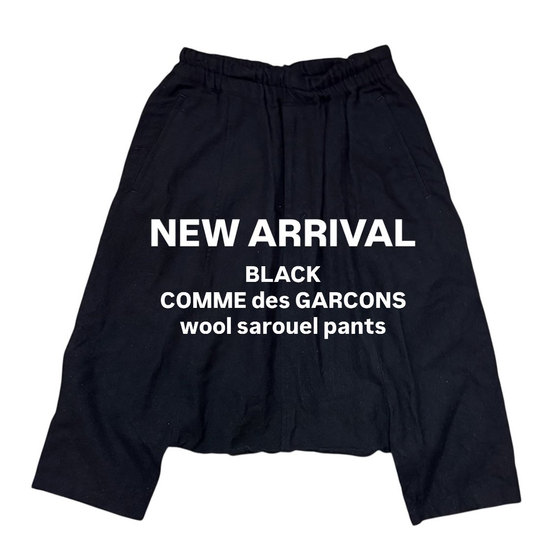 👨🏻‍🚀 ⭐︎new arrival⭐︎ ⚫︎BLACK COMME des GARCONS wool