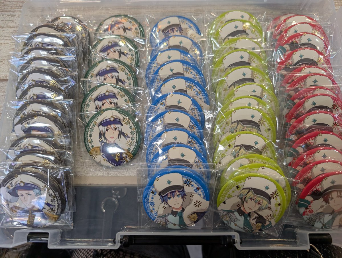 SideM 八景島シーパラダイス 箔押し缶バッジ クリアカード 秀 SideM