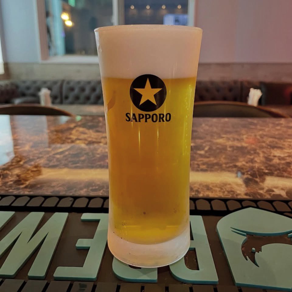 今日営業前にサッポロビールの方に来て頂いて、ビアサーバーの品質管理