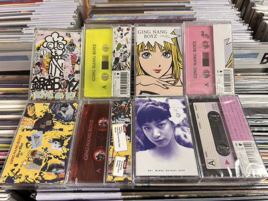 銀杏BOYZのカセット各種！！買えるうちに もう後数本で売り切れるのも