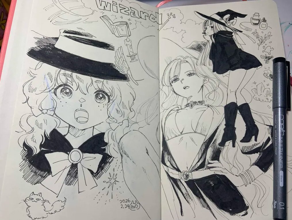 1日1絵 #アナログイラスト