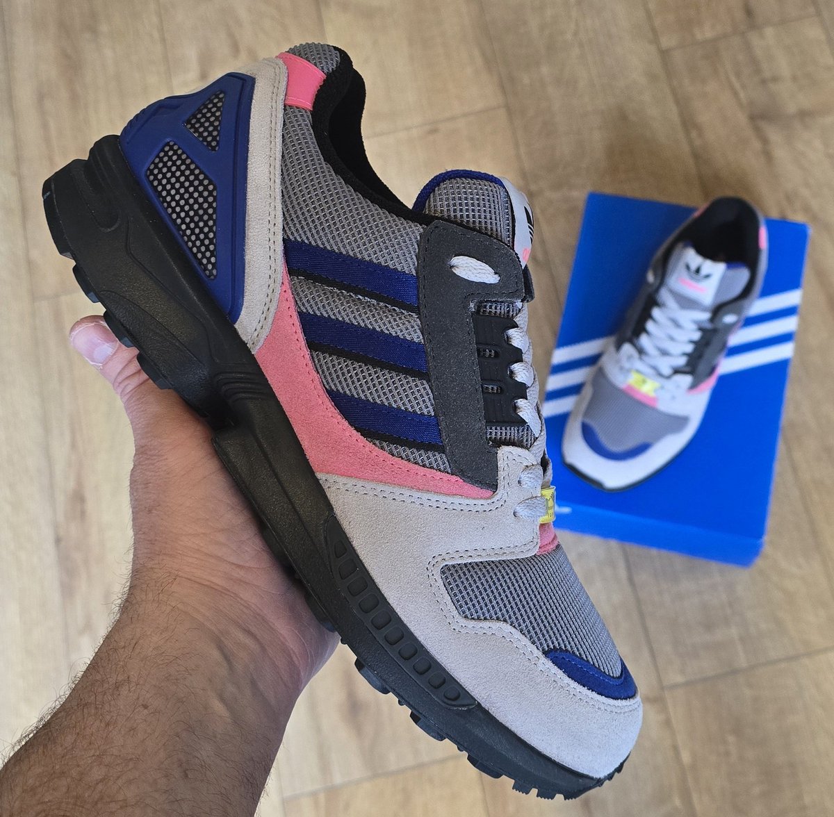 adidas ZX 8000 (GRETHR/SELUBL/LUCPNK) KI1377 (Released 30th Jan 2026)