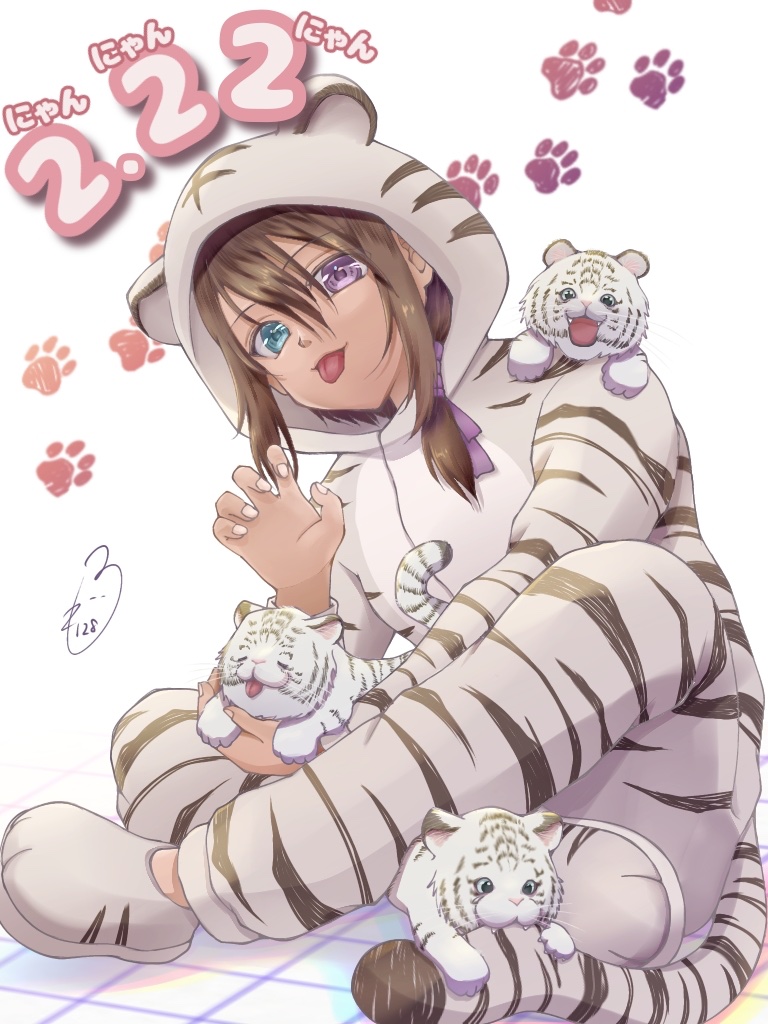 がおー🐅🐅🐅 #猫の日