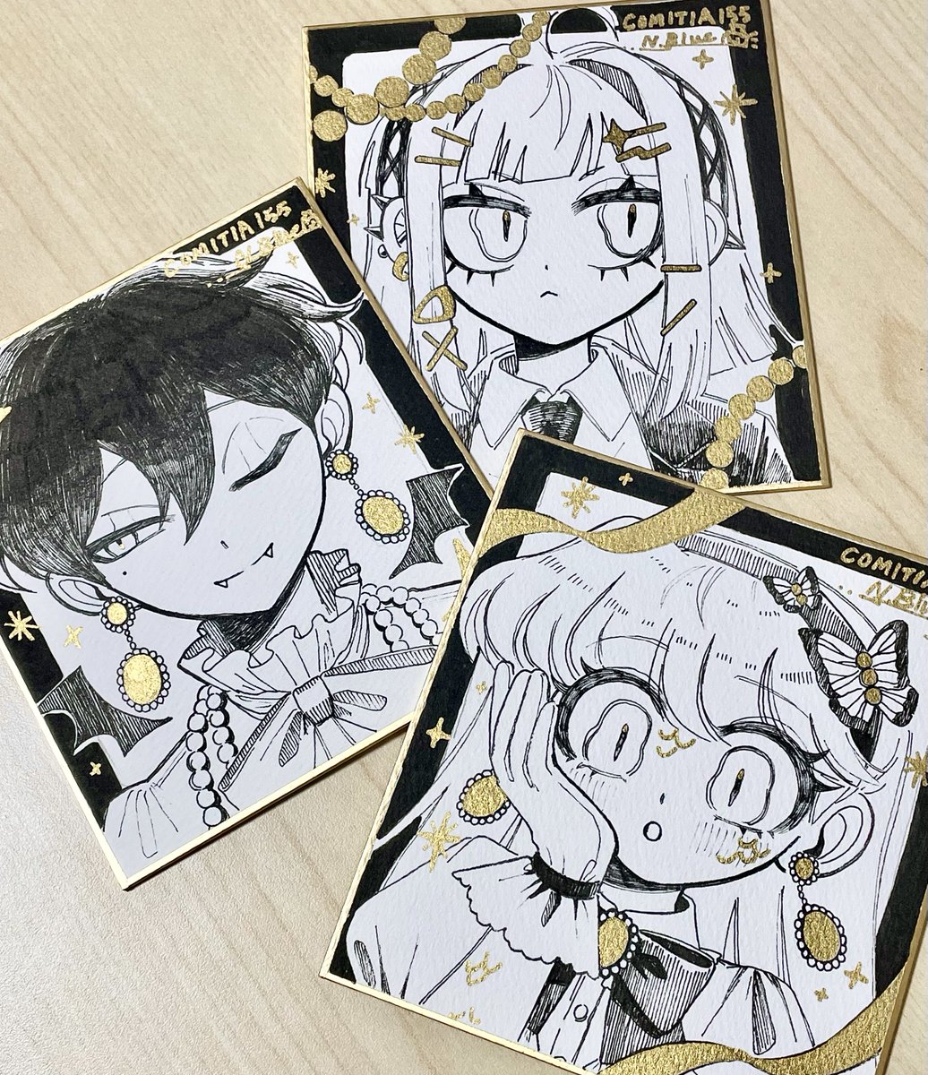 COMITIA155 色紙が完成しました💫 原画色紙：各3,000円 ※お一人様1点
