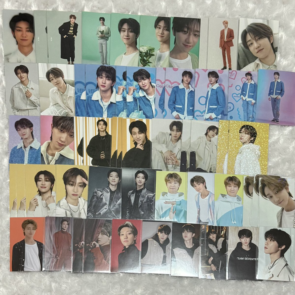 SEVENTEEN セブチ 過去トレカ 特典 チェキ ラキドロ 交換 TXT TOMORROW