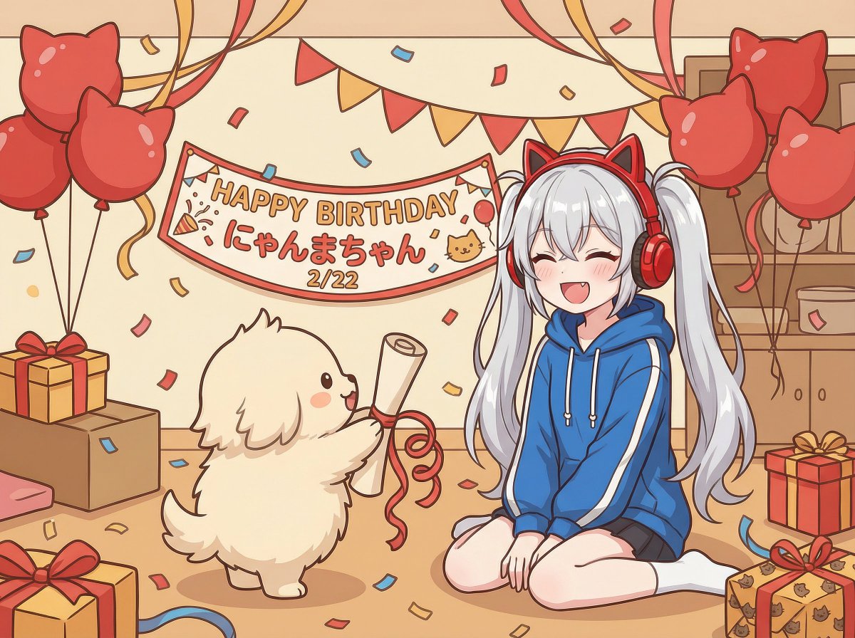 🎉🎂にゃんまちゃんの今日は何の日？📅 2月22日― 今日はにゃんまちゃん