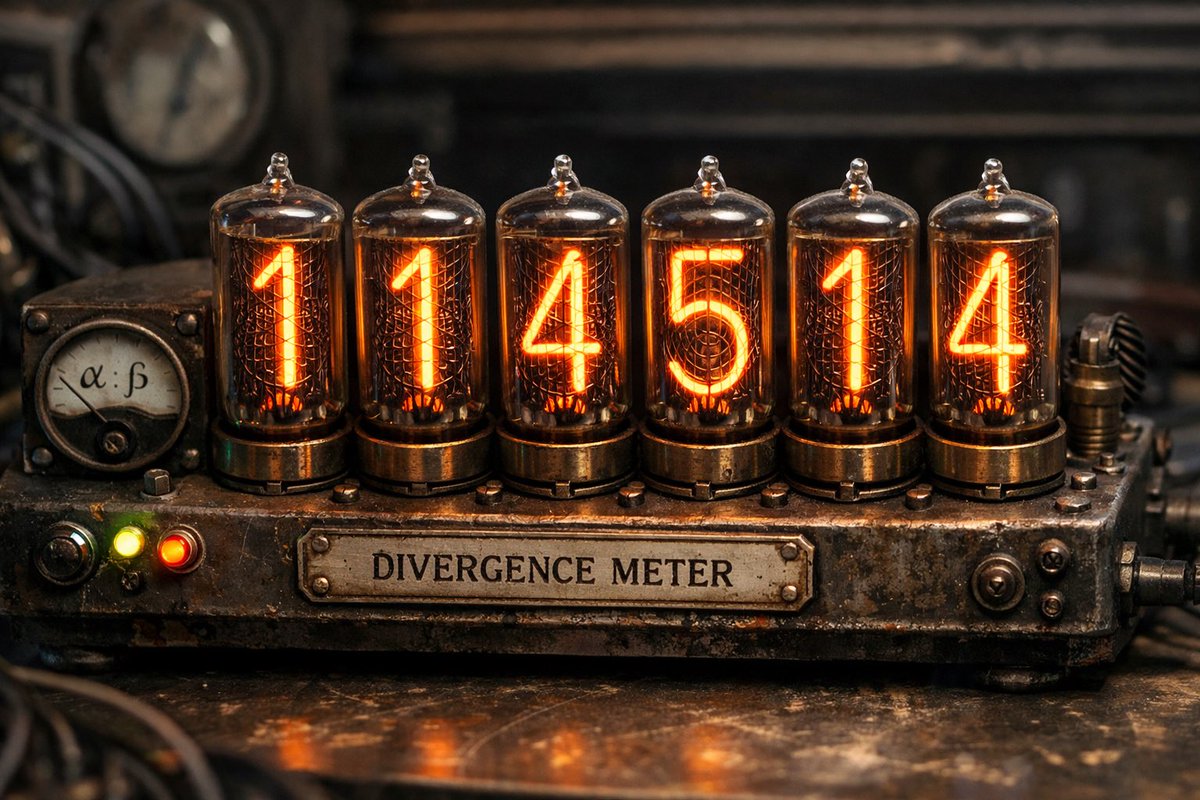 4649nnnn1 何度やってもダイバージェンスメーターの数値が変動しない