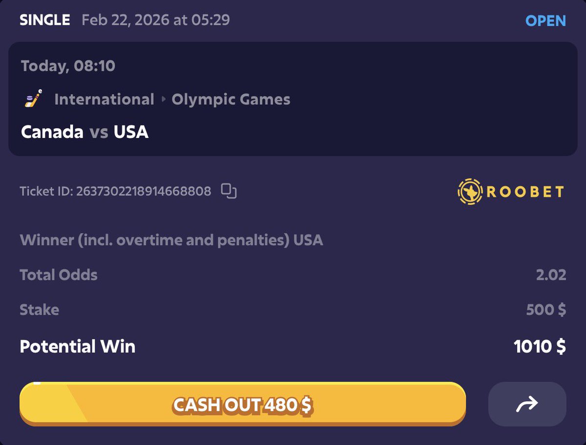 I really really want to lose this one.. GO CANADA 🇨🇦🇨🇦🇨🇦 500