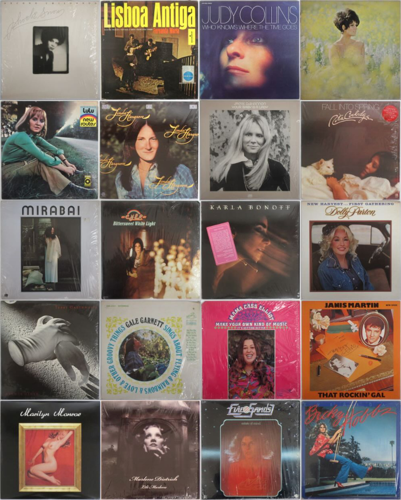 明日2/23（月・祝）は60's-70's POPS（女性）のLPレコード 20枚を11時