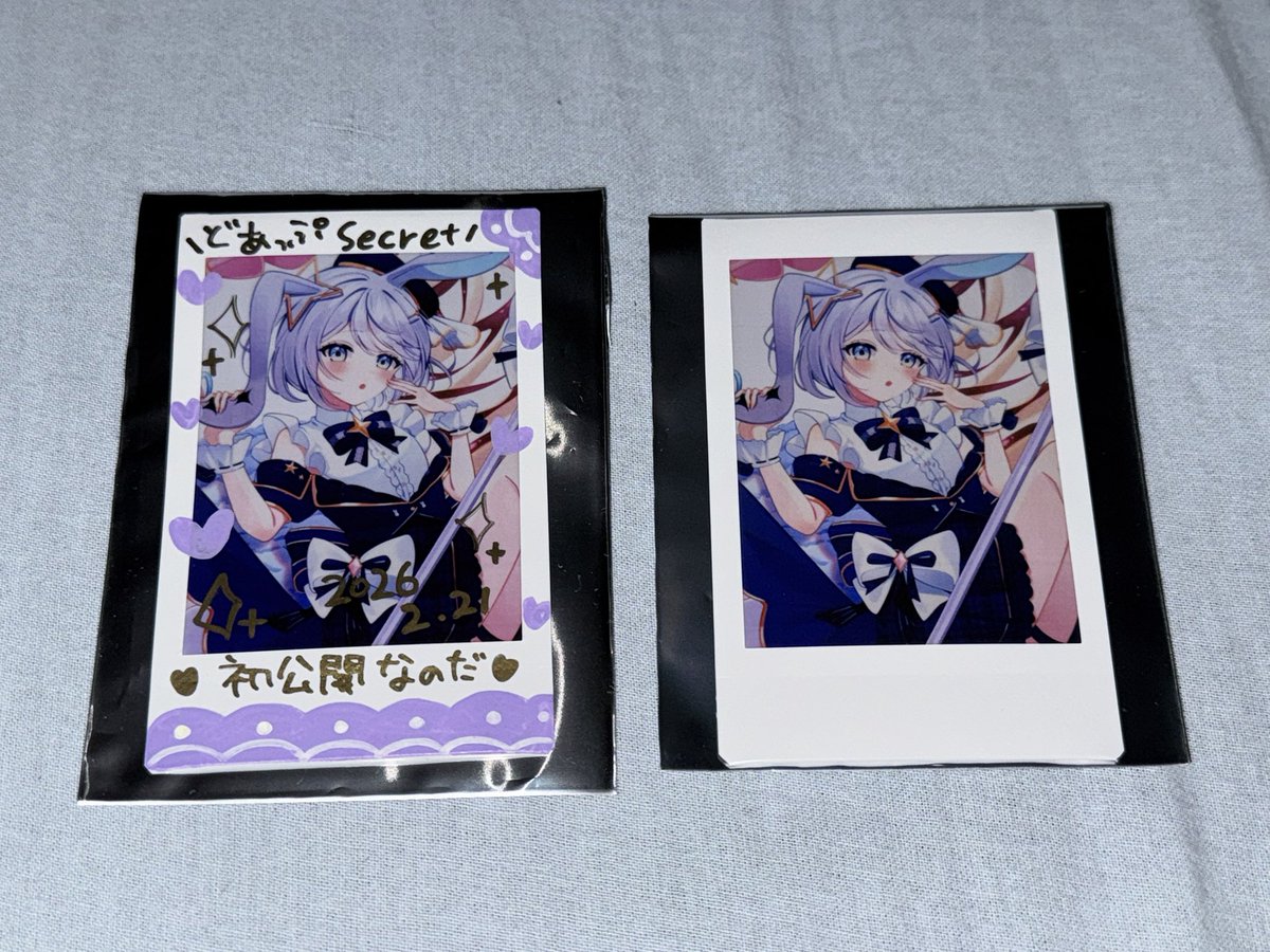 らいぱれの戦利品🎁 ・豪華入場特典✨ ・自引きした缶バッジとトレカ