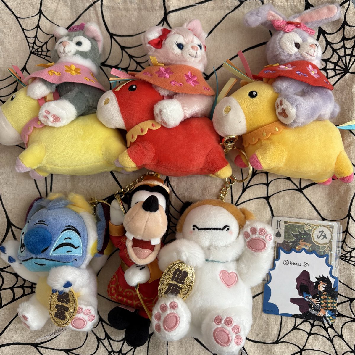 交換】香港 ディズニー ダッフィー&フレンズ 午年 ぬいぐるみ