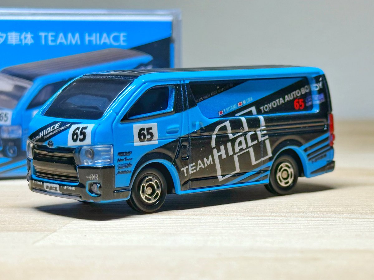 トミカ トヨタ車体 TEAM HIACE トヨタ ハイエース‼️ #トミカ #tomica