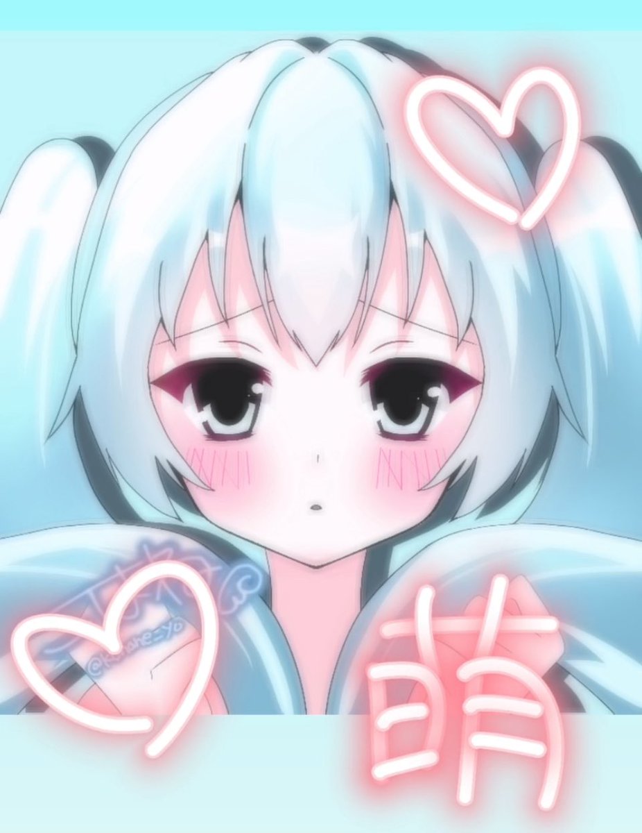 あんまり描かない絵柄🎨 気に入ってくれたら嬉しいです🩵 #萌萌 #萌え