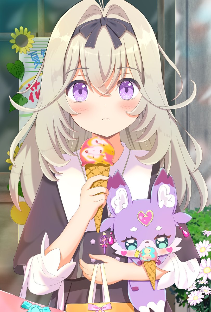 森亜るるか描いた（￣▽￣）🍦🍦🍦 #たんプリ #プリキュア #precure