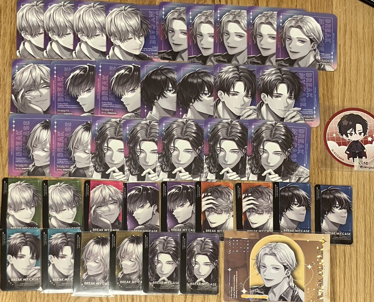 交換】ブレマイ カラオケの鉄人 カラ鉄 ルームキー コースター ポスカ