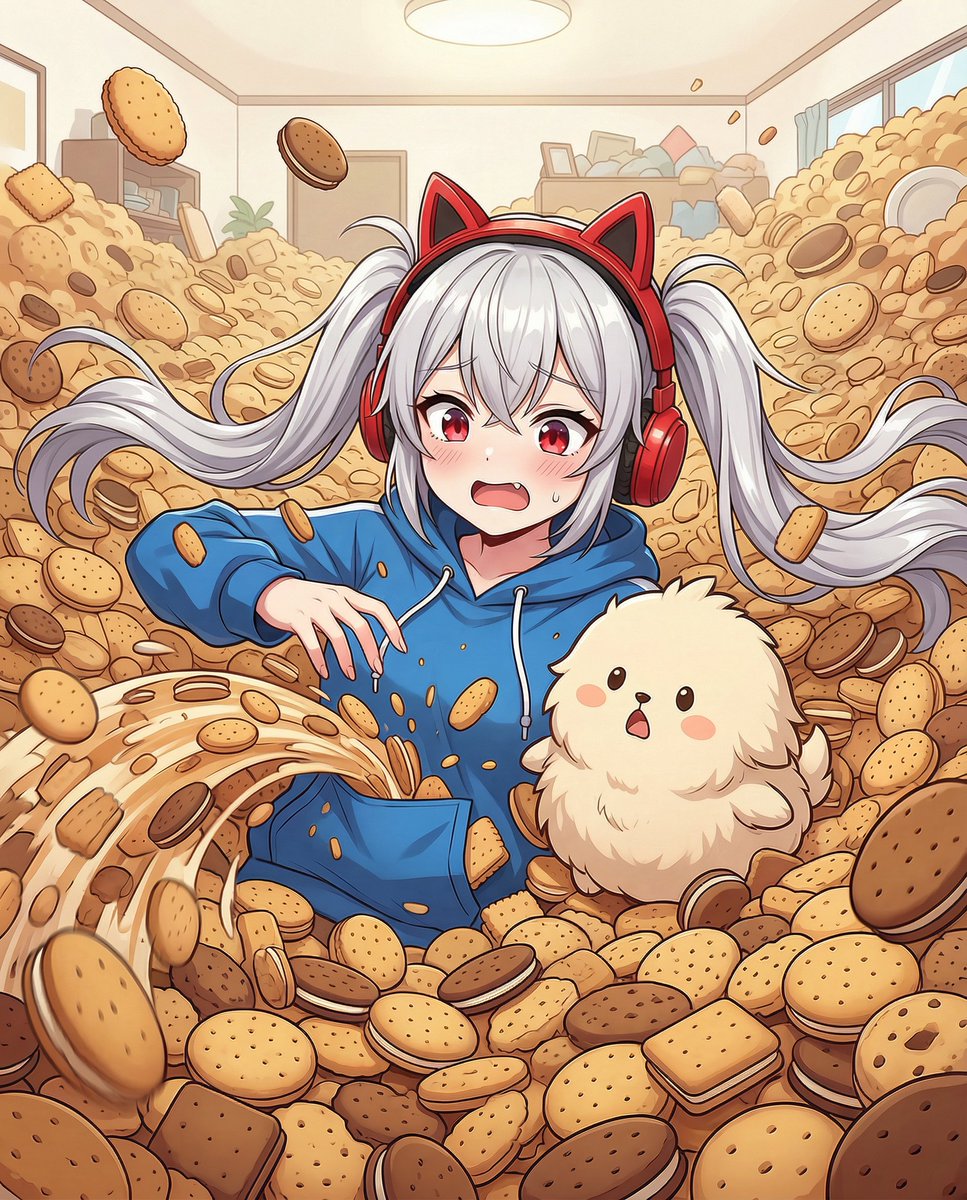 🍪にゃんまちゃんの今日は何の日？📅 2月28日は『#ビスケットの日』や