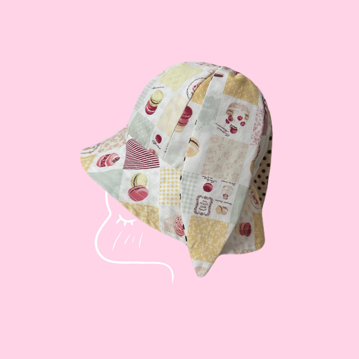 うさみみ帽子(子供用)つくた