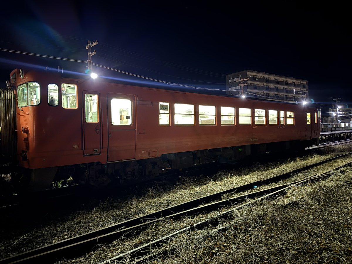 おはようございます。 朝の志布志駅です^_^ 今朝は寒が戻りました