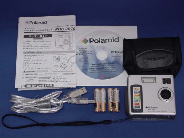 9,980円の液晶付200万画素機「Polaroid PDC 2070」使用記