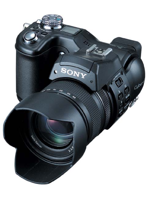 ソニー、800万画素4色フィルタCCD搭載「サイバーショットDSC-F828