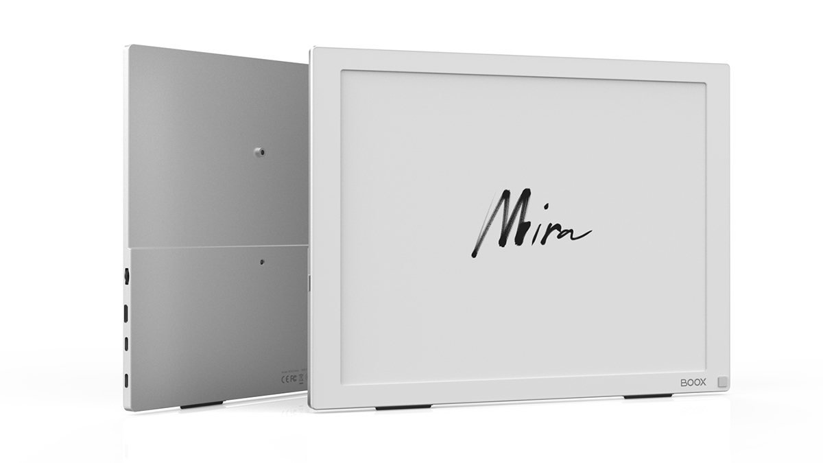 USB Type-C接続/タッチ対応の13.3型E Inkディスプレイ「BOOX Mira