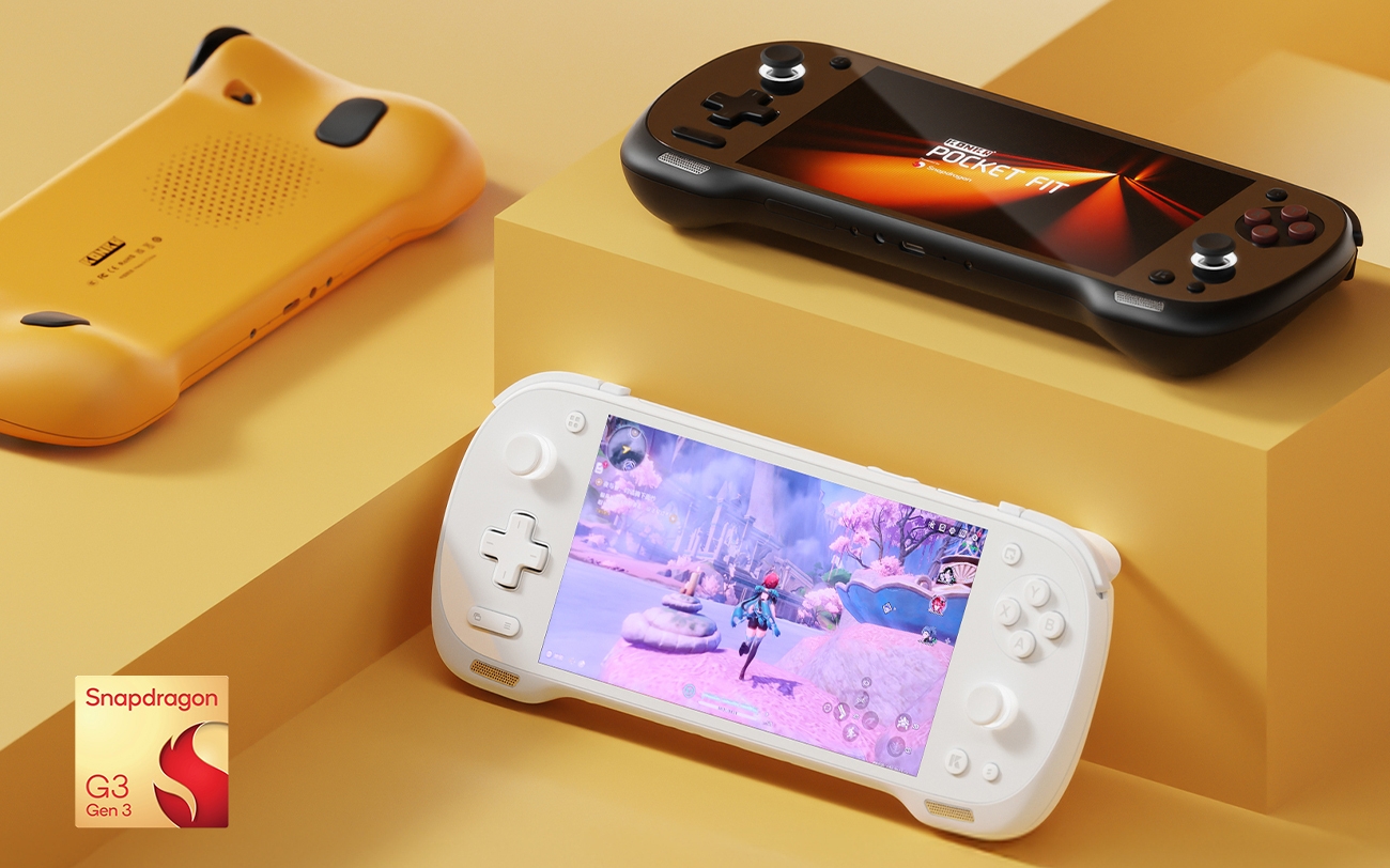 6型Androidゲーム機「KONKR POCKET FIT」。Snapdragon G3 Gen 3搭載