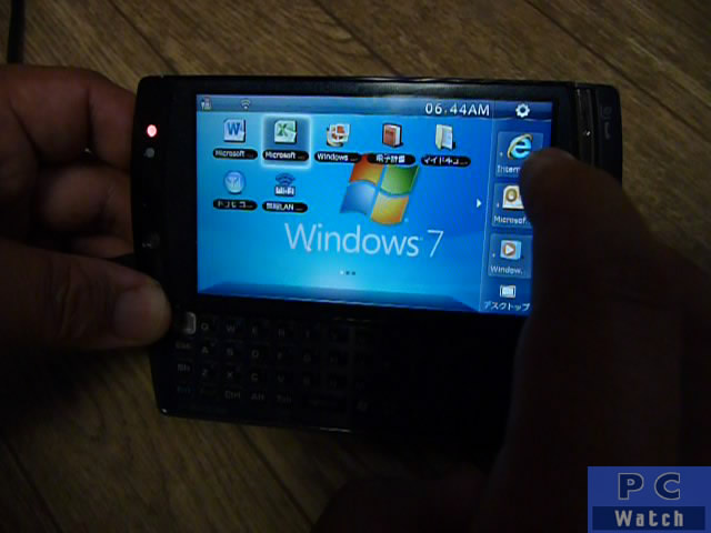 Hothotレビュー】富士通(NTTドコモ)「F-07C」 ～Windows 7を搭載した