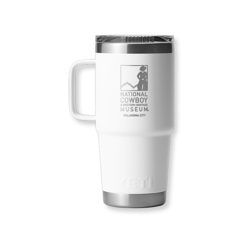 National Rodeo Hall of Fame YETI 20oz. Travel Mug with Stronghold