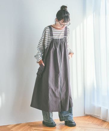 ポケットZIPジャンパースカート | [公式]ニコアンド（niko and ）通販